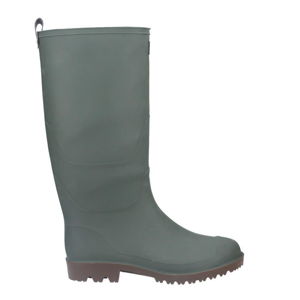 Cotswold Pendock green lightweight tall wellington boots