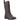 Cotswold Hidcote womens brown leather side zip fur lined tall boots