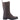 Cotswold Hidcote womens brown leather side zip fur lined tall boots