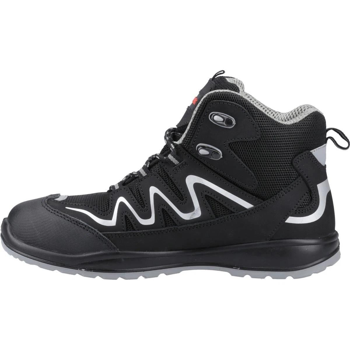 Centek S3 black steel toe/midsole water resistant safety work boots FS310