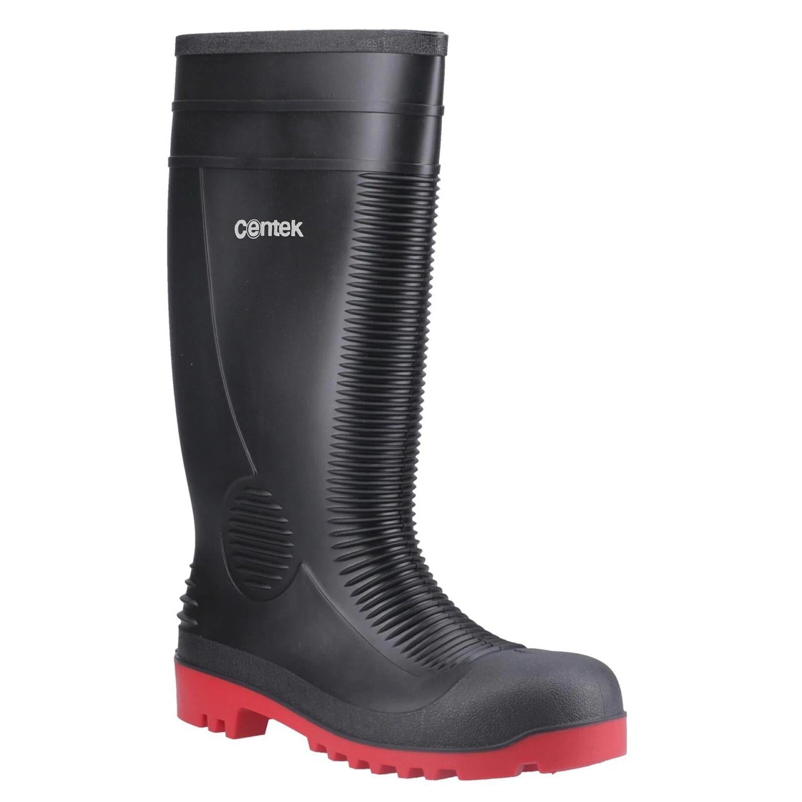 Centek S5 PVC steel toe/midsole waterproof safety work wellington boots FS340