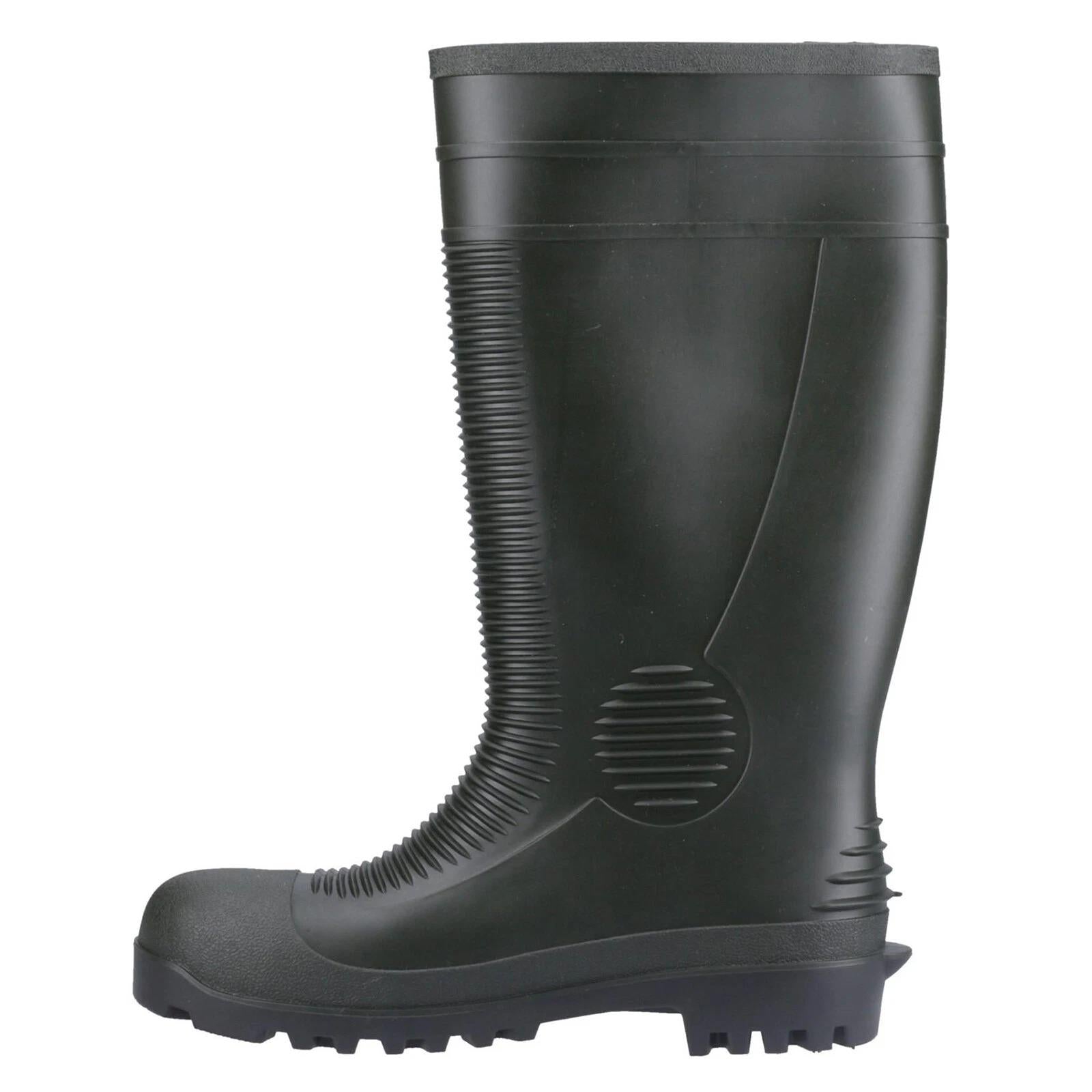 Centek S5 green steel toe/midsole waterproof safety work wellington boots FS340