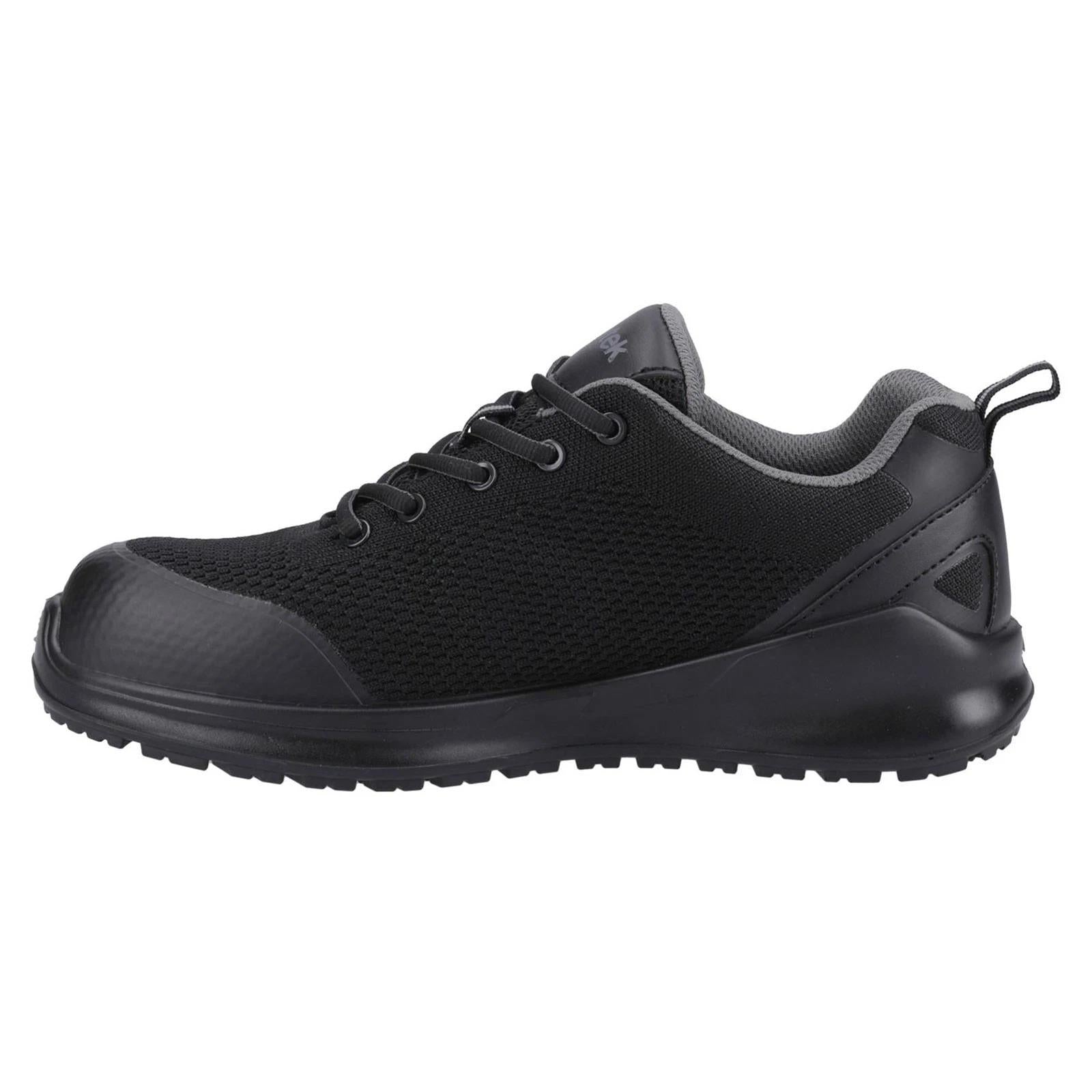 Centek S1P ESD black steel toe lightweight safety work trainers shoes FS341
