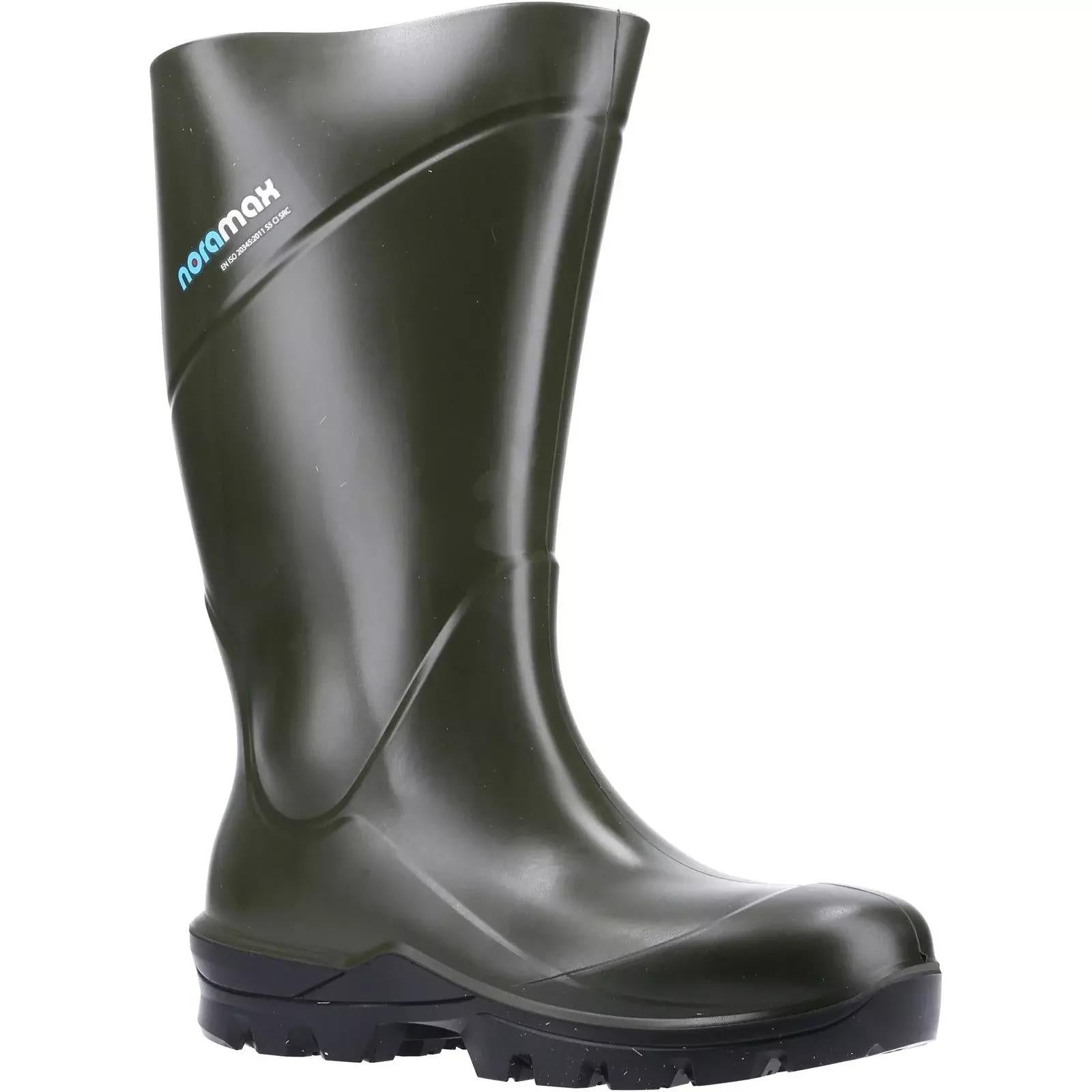 Nora Noramax Pro S5 green steel toe/midsole safety work wellington boots