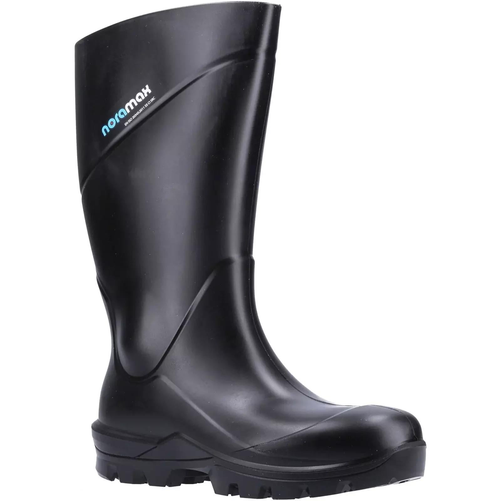 Nora Noramax Pro S5 black steel toe/midsole safety work wellington boots