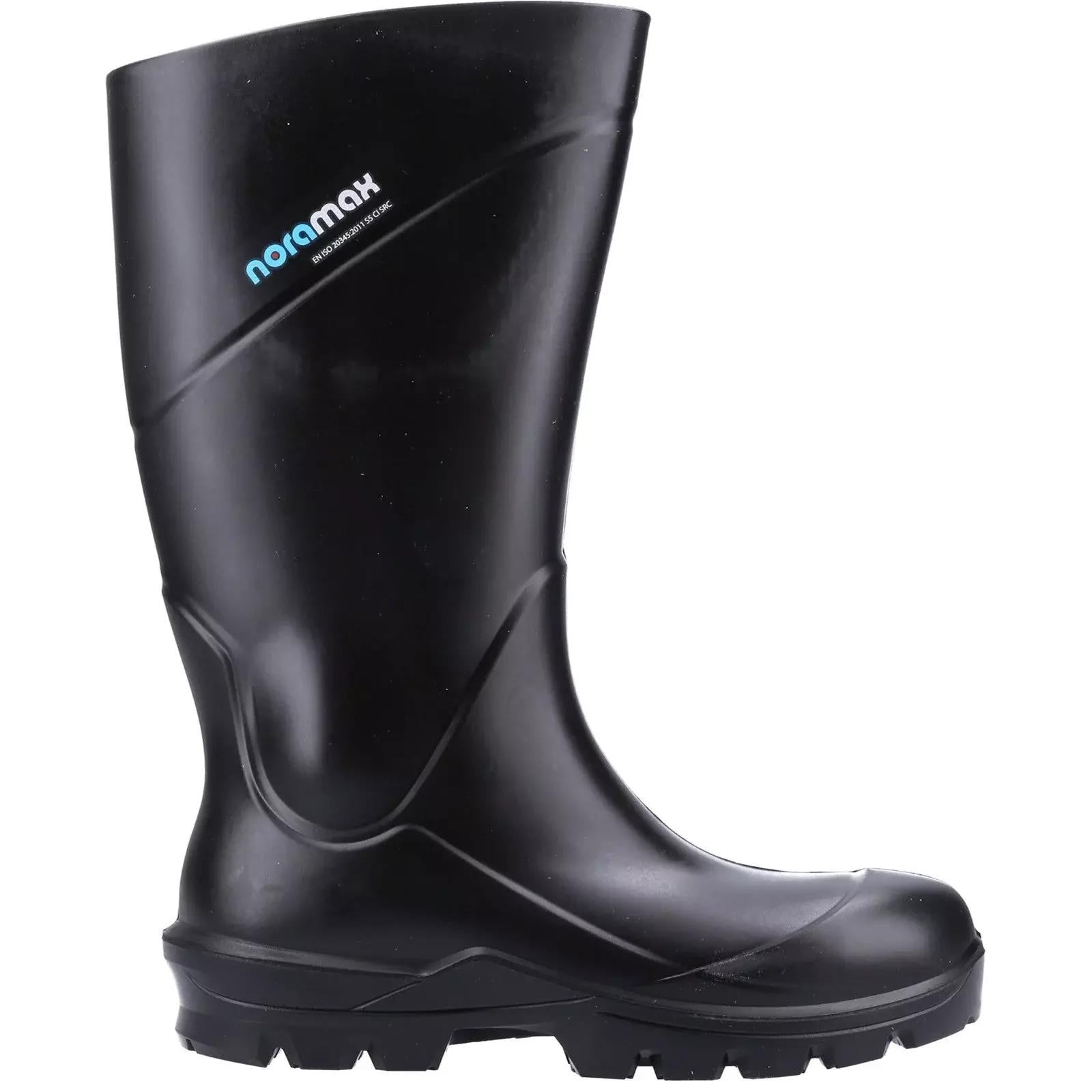 Nora Noramax Pro S5 black steel toe/midsole safety work wellington boots