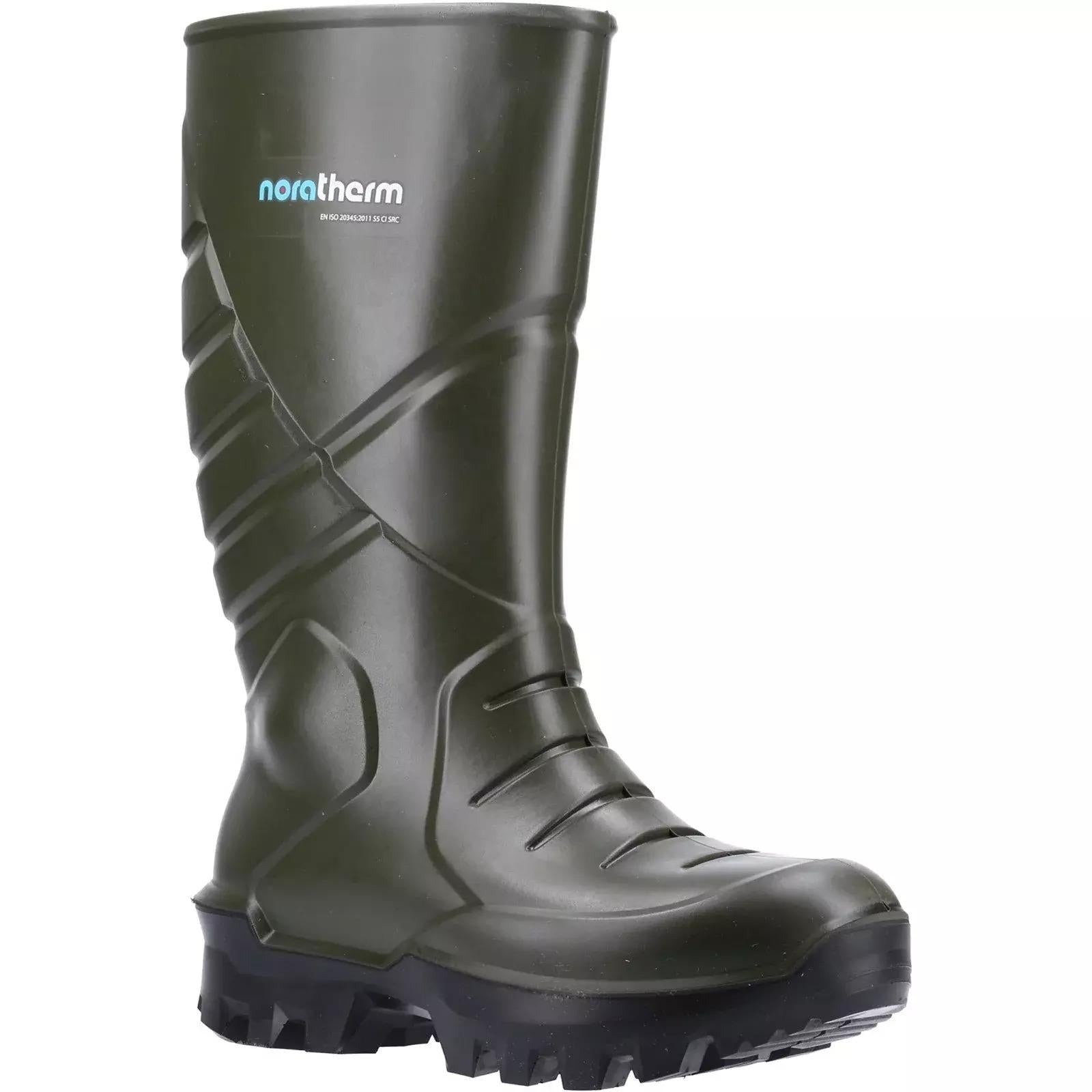 Nora Noratherm S5 green steel toe/midsole safety work wellington boots
