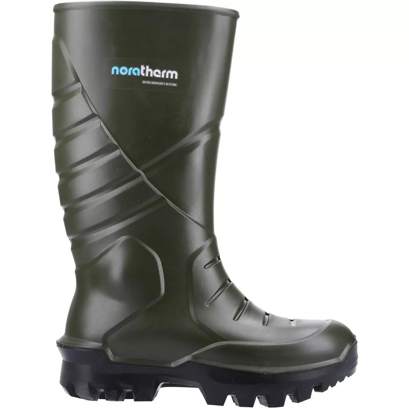 Nora Noratherm S5 green steel toe/midsole safety work wellington boots