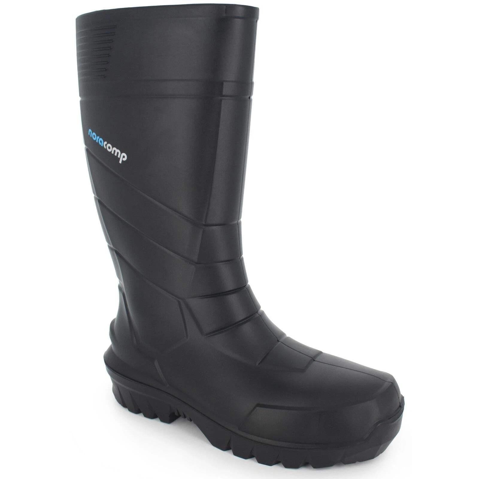 Nora Noracomp S5 black composite toe/midsole safety work wellington boots