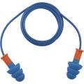 Delta Plus TPR silcone free detectable earplugs with nylon cord SNR 28dB (pack 10 pairs)