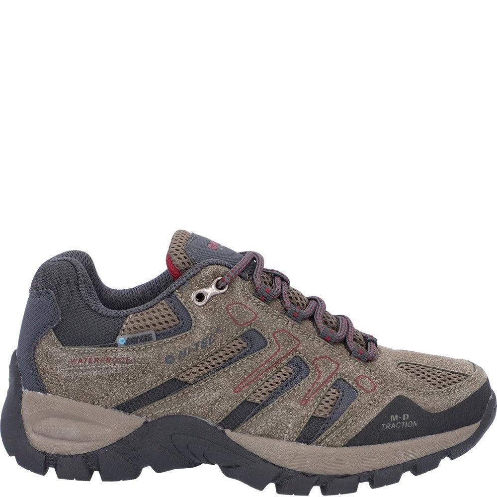 Hi-Tec Torca Low womens dark taupe waterproof walking hiking shoes