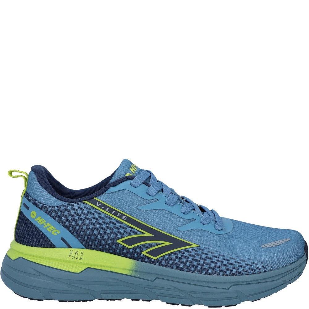 Hi-Tec Promenade blue lightweight walking hiking lace up trainers shoes