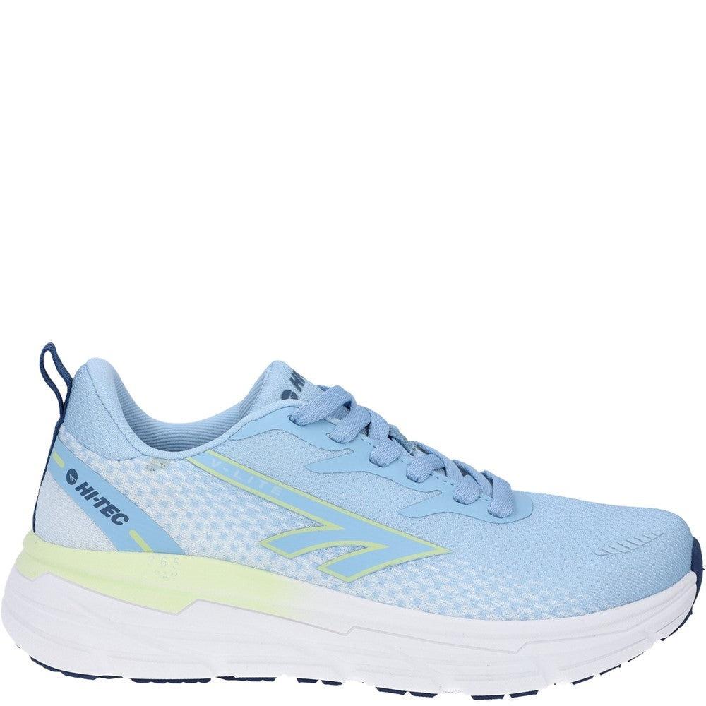 Hi-Tec Promenade womens blue lightweight walking hiking lace up trainers shoes