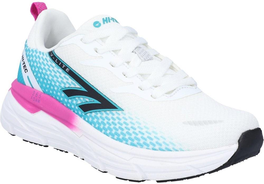 Hi-Tec Promenade womens white lightweight walking hiking lace up trainers shoes