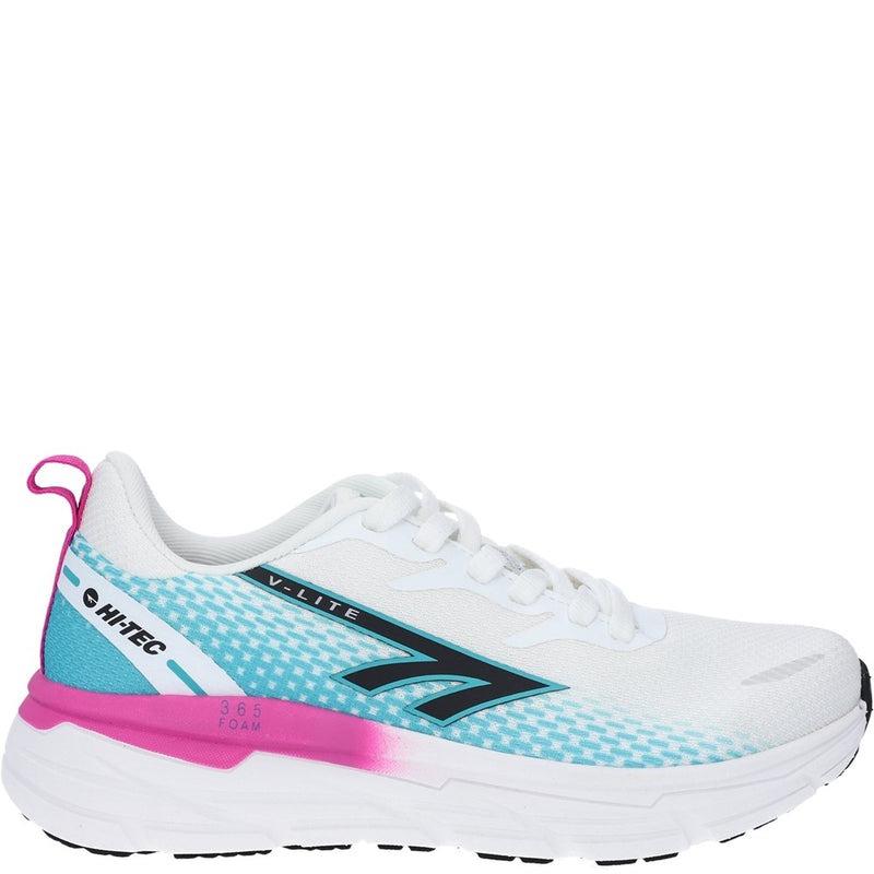 Hi-Tec Promenade womens white lightweight walking hiking lace up trainers shoes