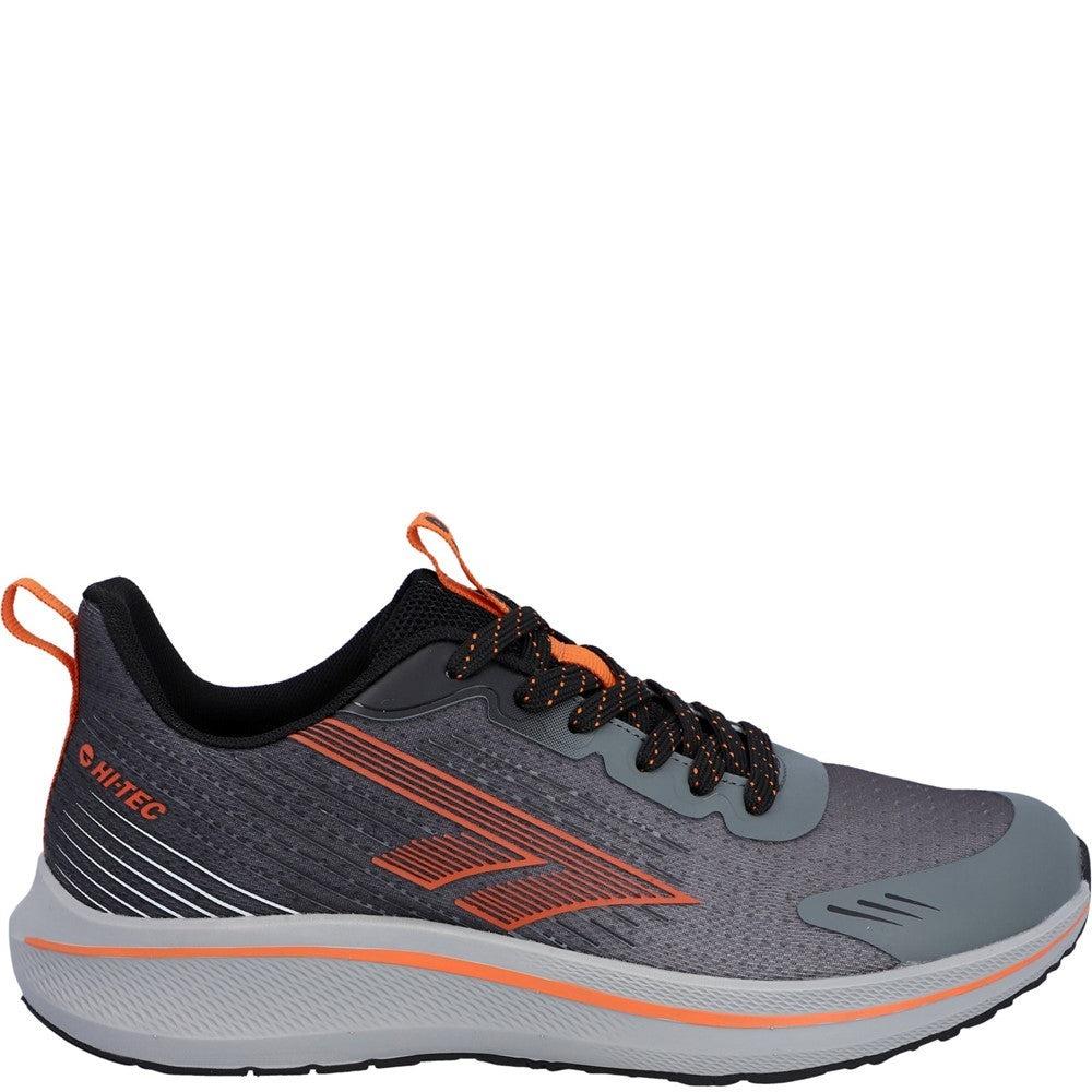 Hi-Tec Santorini black lightweight sports gym jogging running trainers shoes