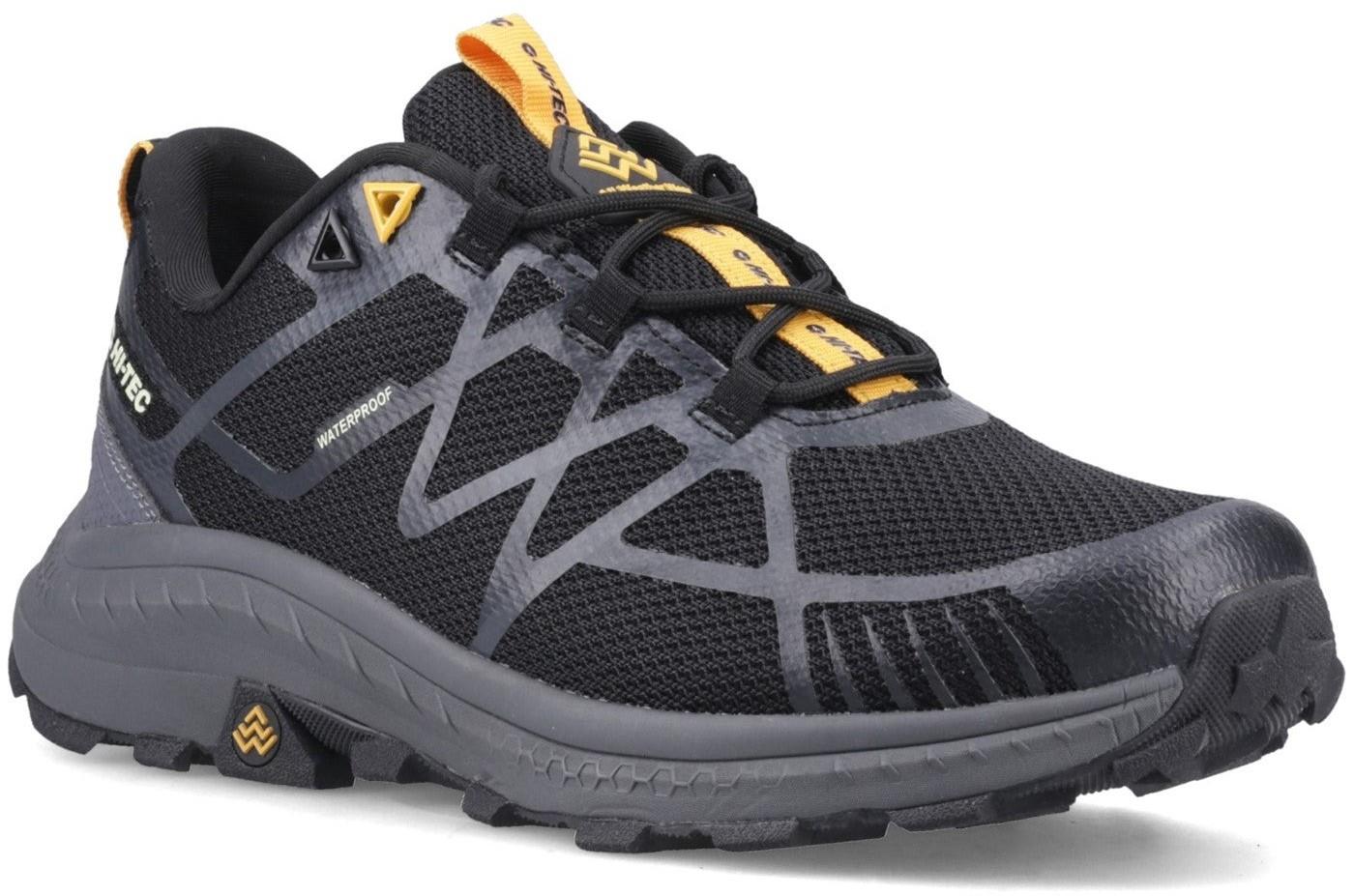 Hi-Tec Mauna black/grey waterproof lightweight walking hiking trainers shoes