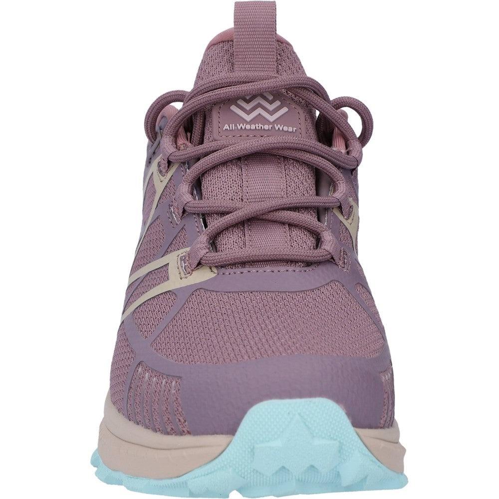 Hi-Tec Mauna womens rose waterproof lightweight walking hiking trainers shoes