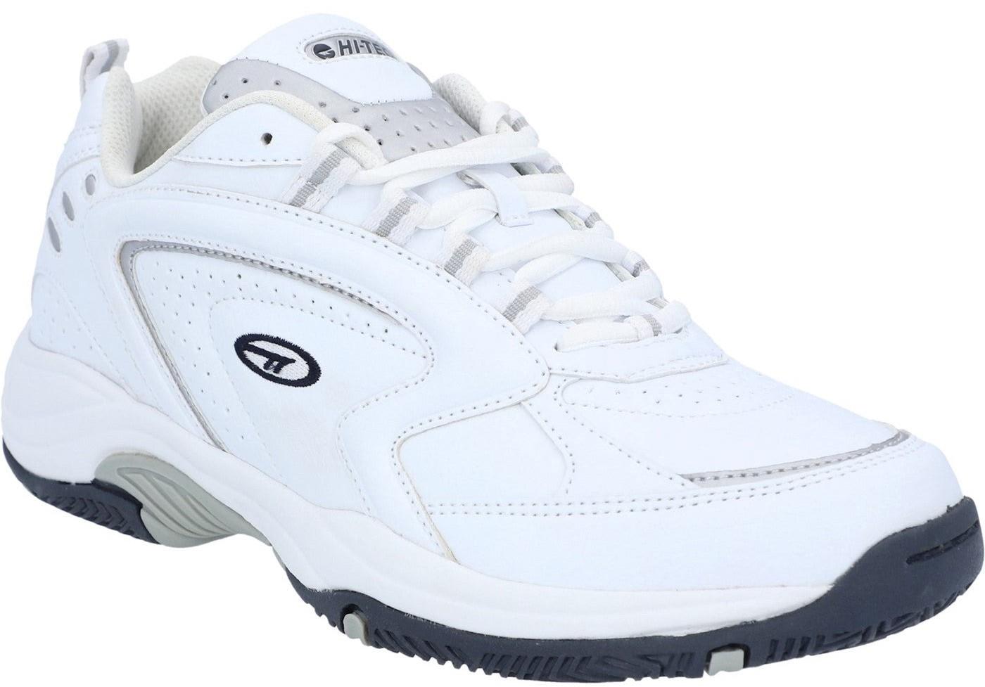 Hi-Tec Blast Lite white wide fit lightweight lace up trainers shoes