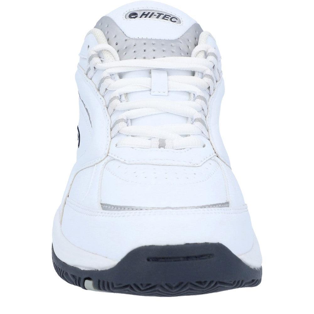 Hi-Tec Blast Lite white wide fit lightweight lace up trainers shoes