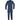 Cerva ARONA navy polycotton zip-front multi-pocket coverall - adjustable leg length