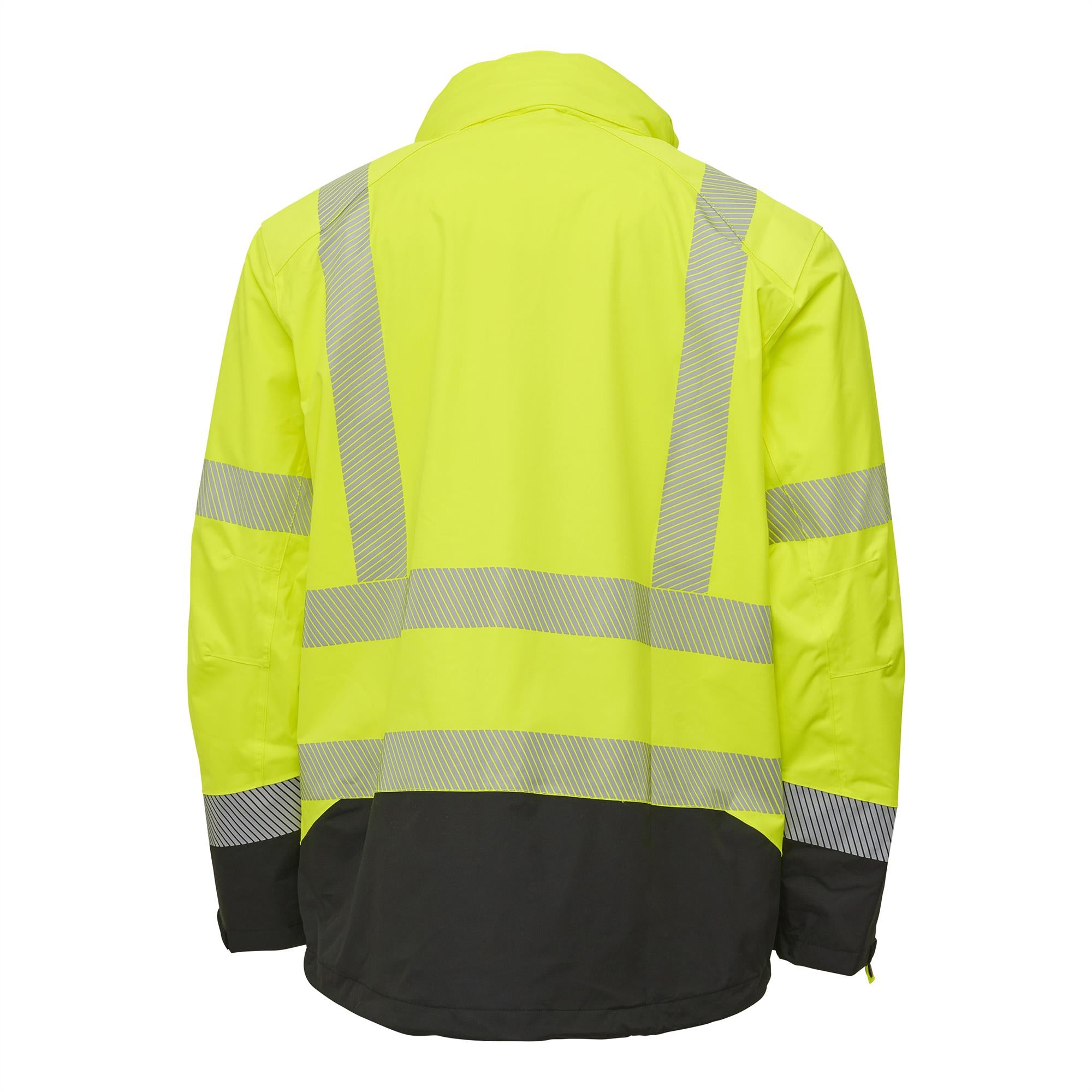 Elka Visible Xtreme high visibility waterproof breathable stretch jacket