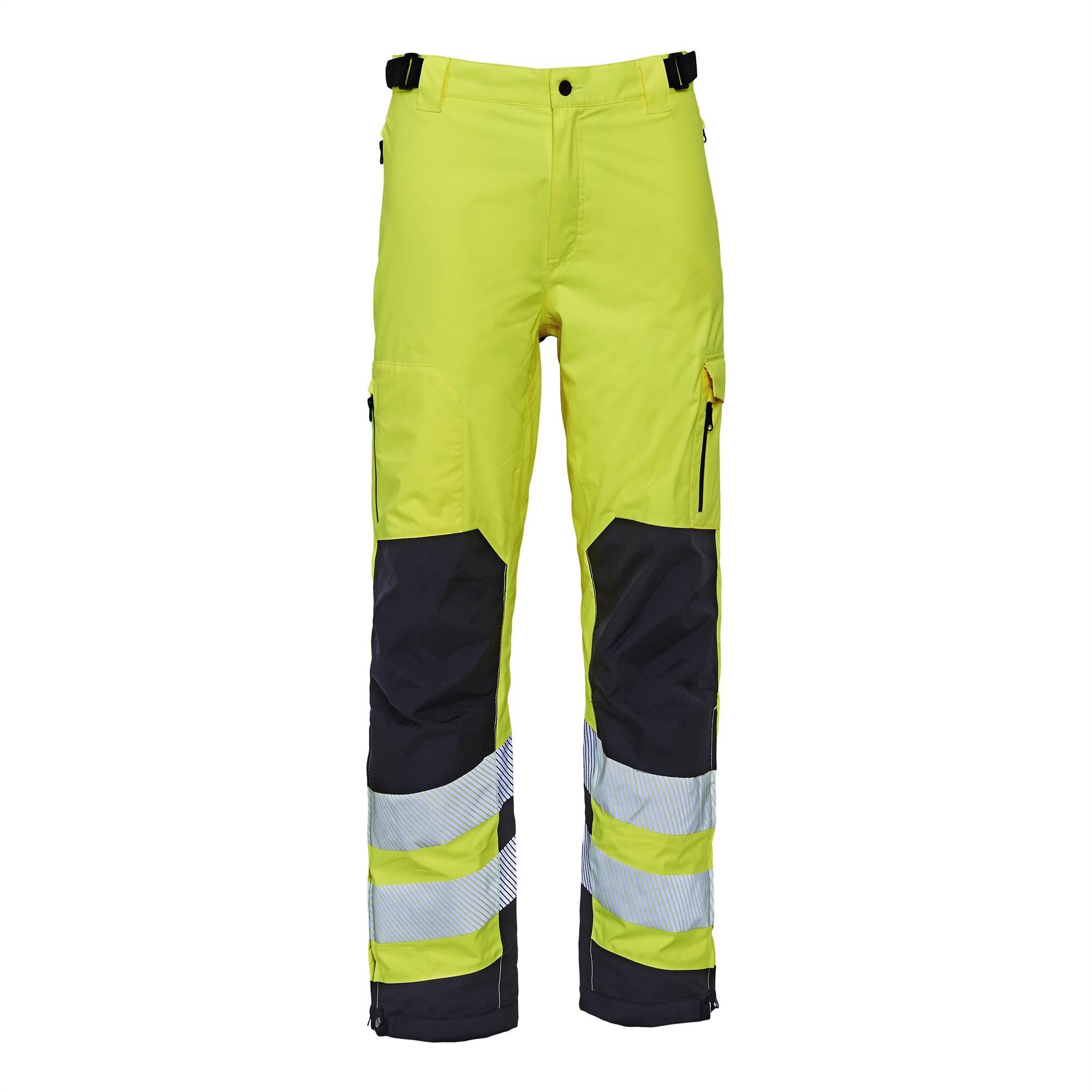 Elka Visible Xtreme Stretch high visibility waterproof breathable trousers