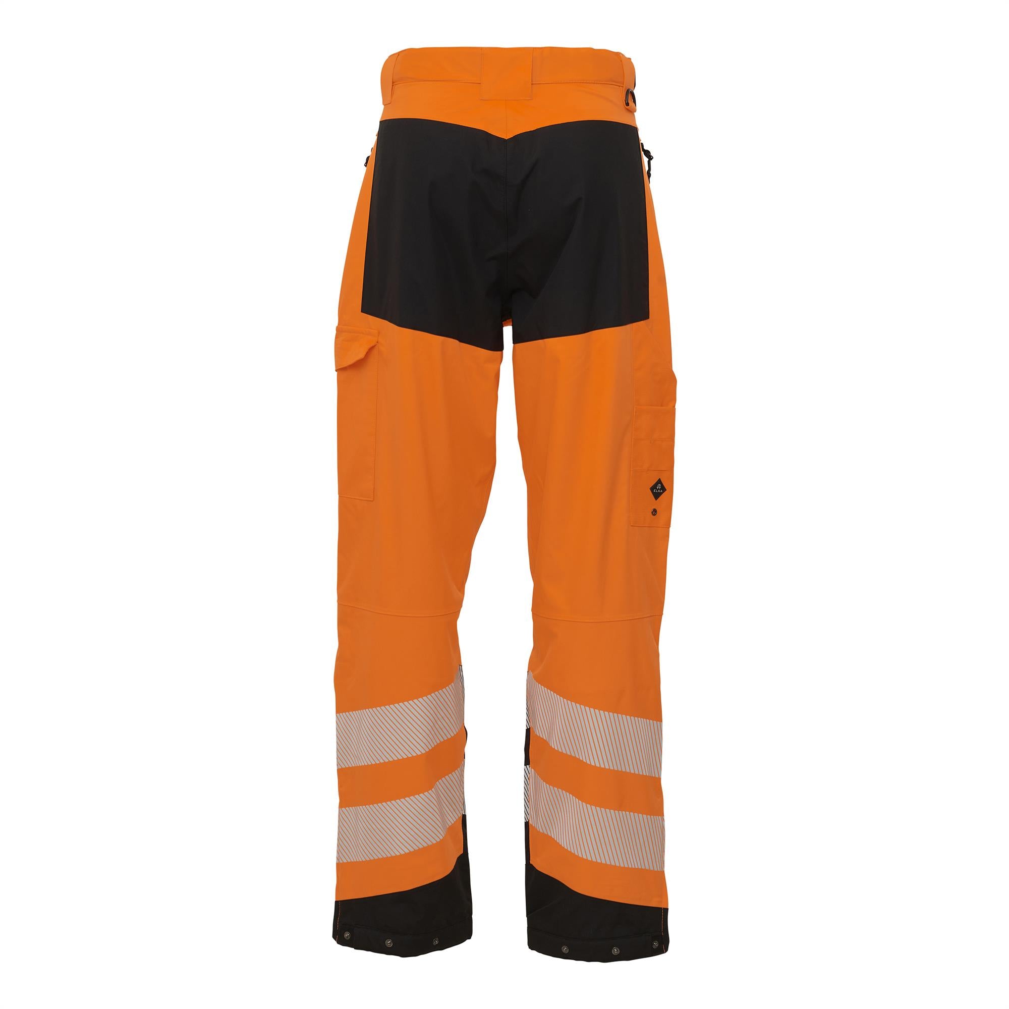 Elka Visible Xtreme Stretch high visibility waterproof breathable trousers