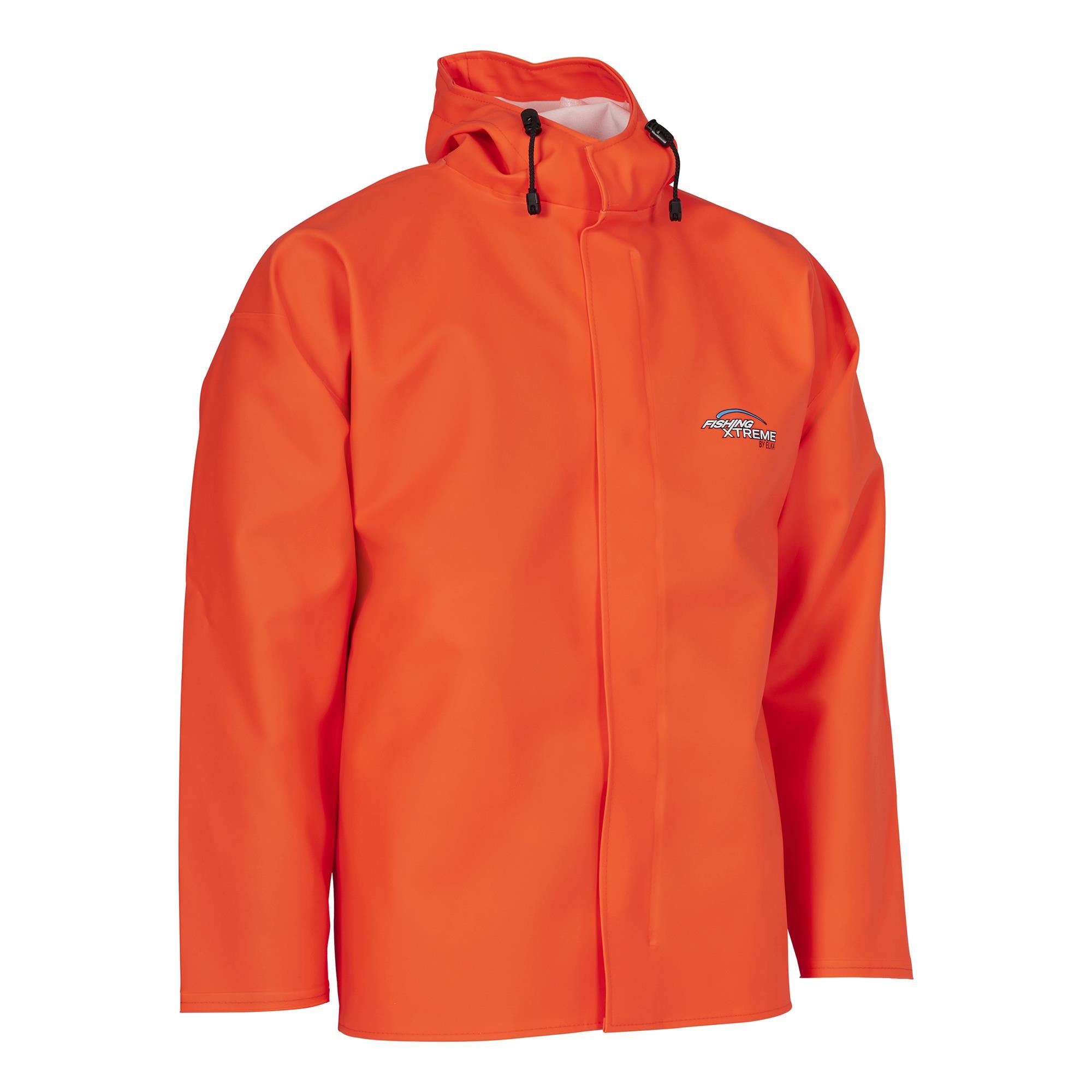 Elka Fishing Xtreme orange waterproof cold and fish oil resistant jacket