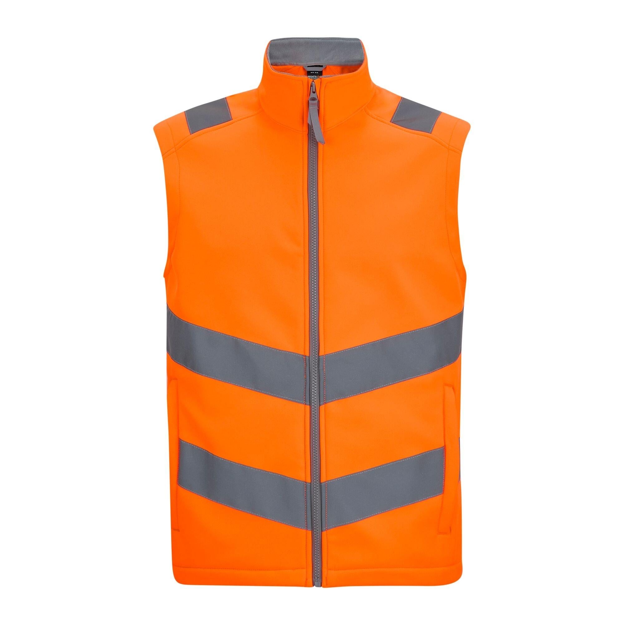 Regatta Hi-Vis Pro Contract Ablaze orange warm work bodywarmer TRB201