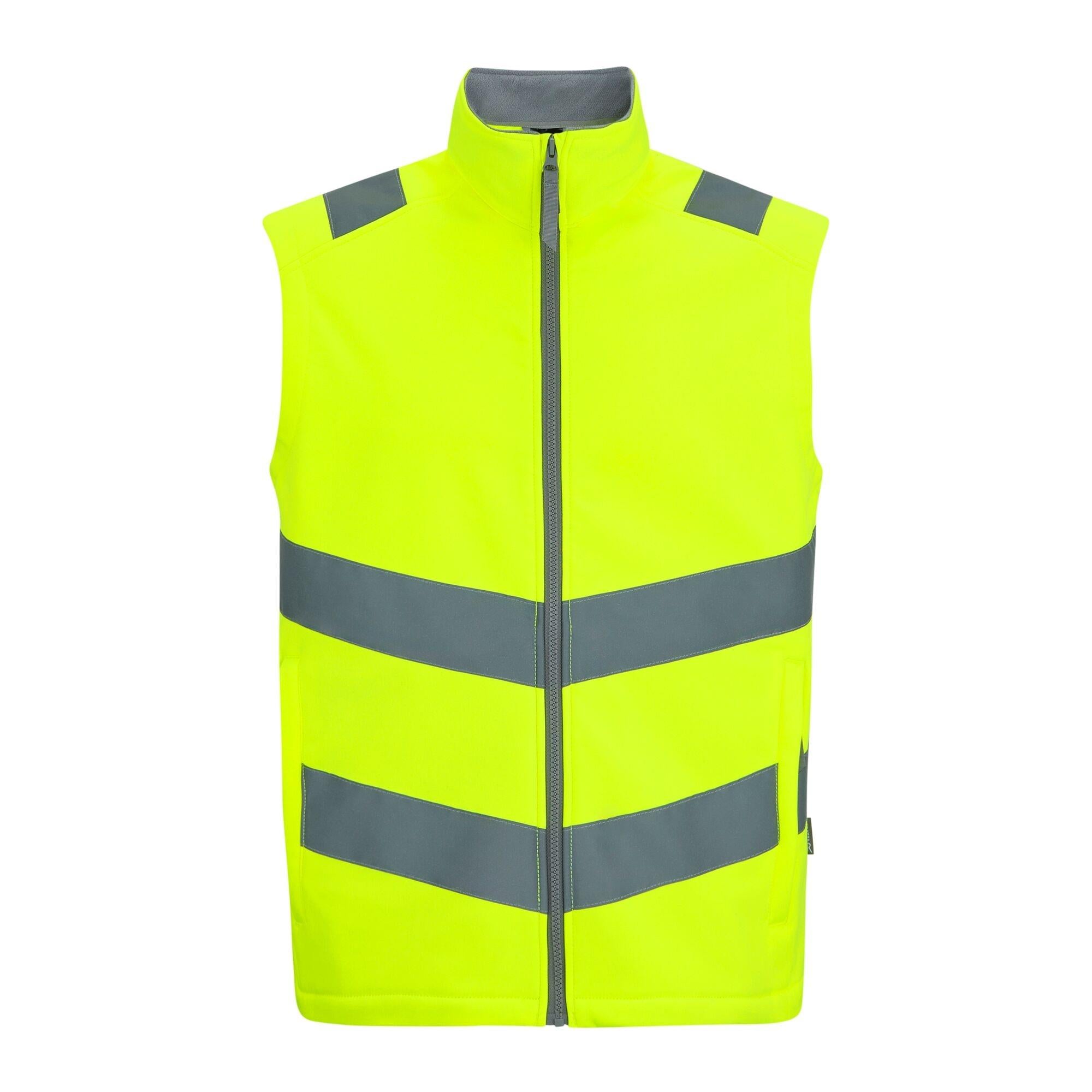 Regatta Hi-Vis Pro Contract Ablaze yellow warm work bodywarmer TRB201
