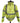 High visibility yellow showerproof windproof quilted bomber jacket