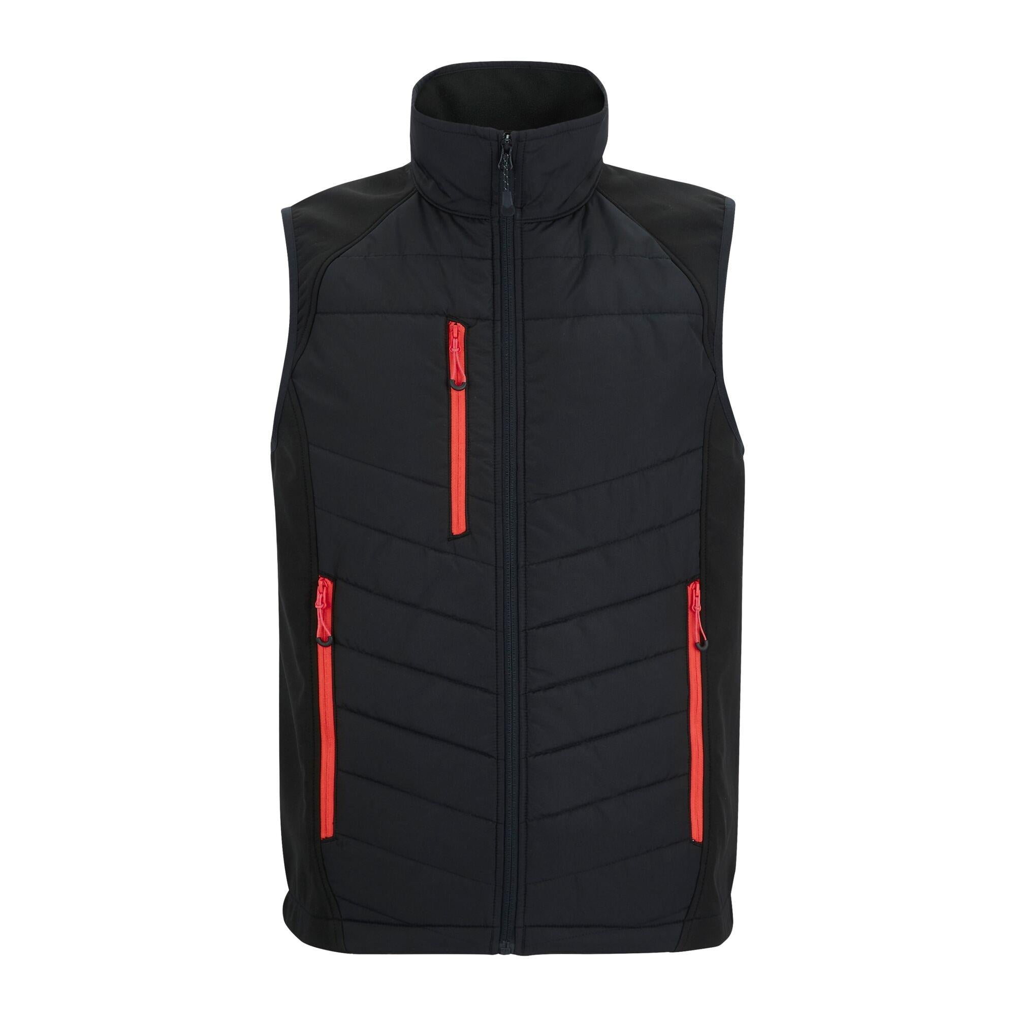 Regatta Pro Universal black/red water repellent bodywarmer TRB203