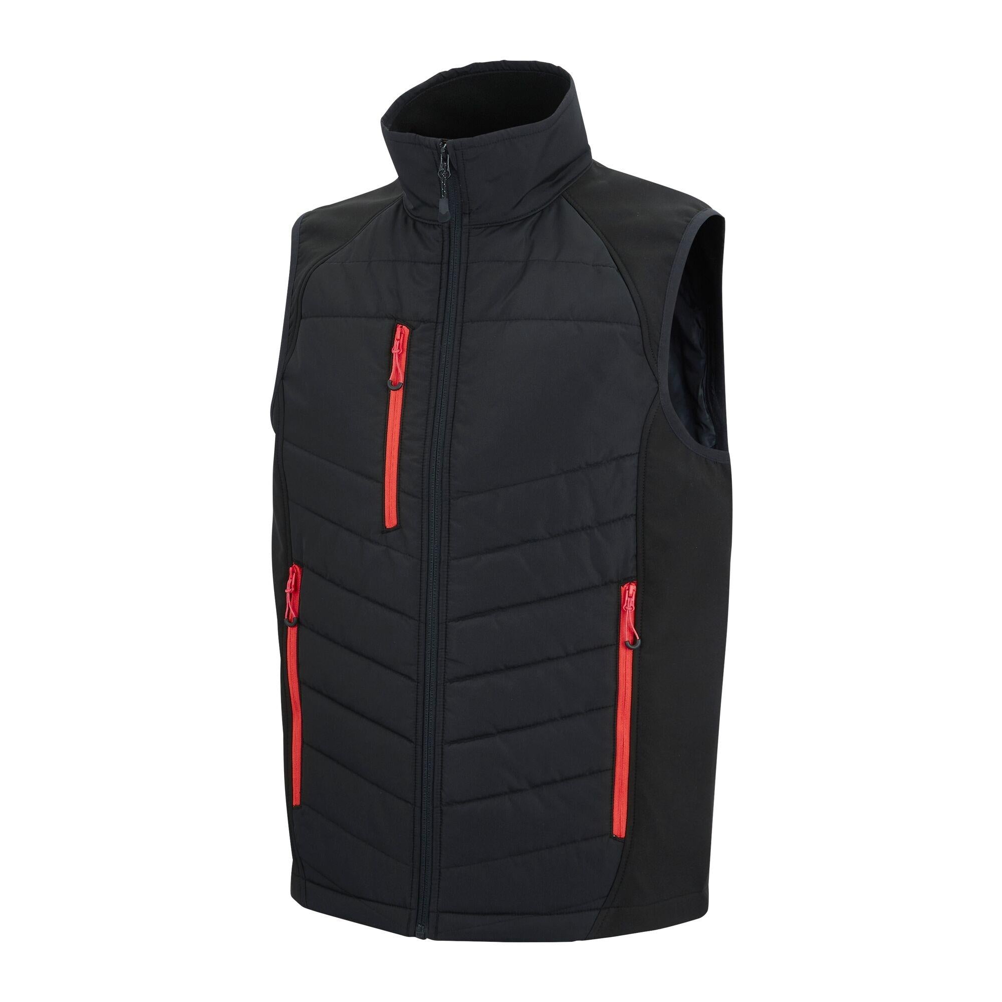 Regatta Pro Universal black/red water repellent bodywarmer TRB203