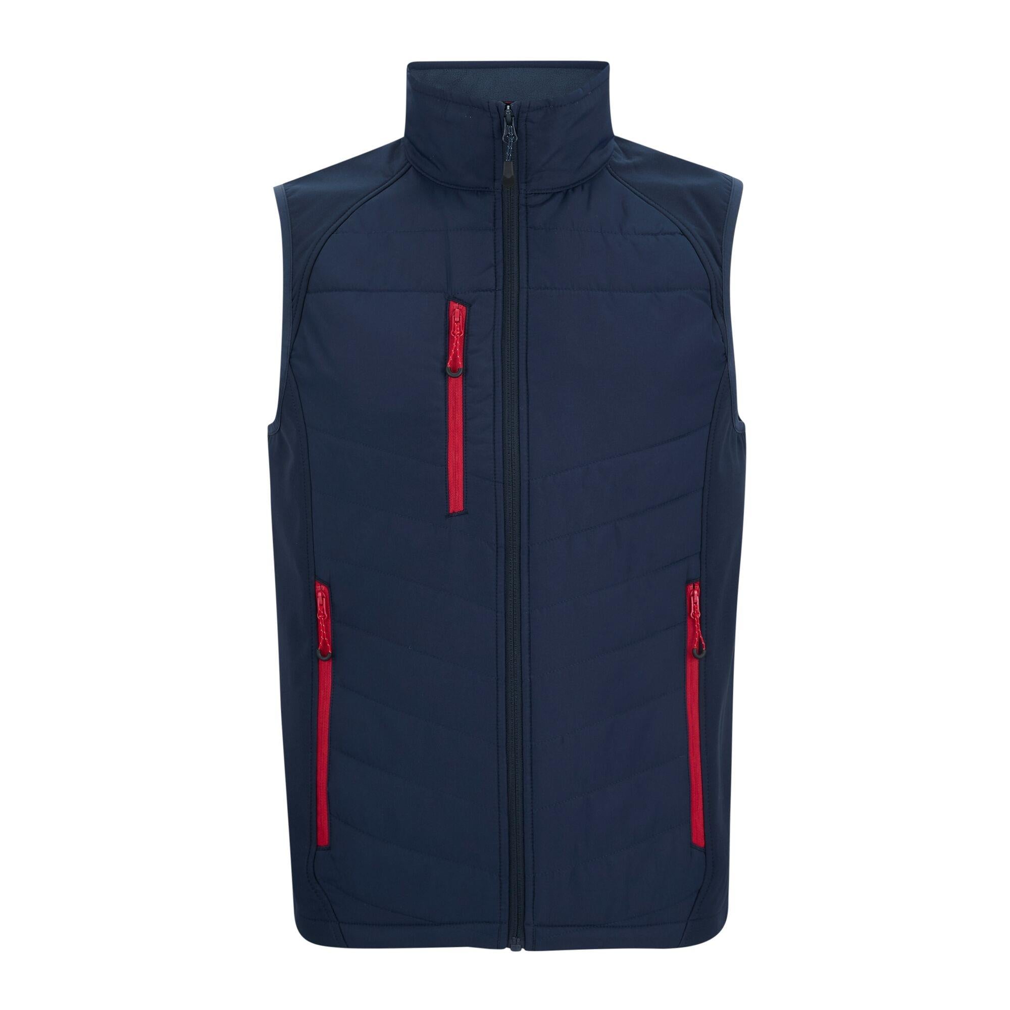 Regatta Pro Universal navy blue/red water repellent bodywarmer TRB203
