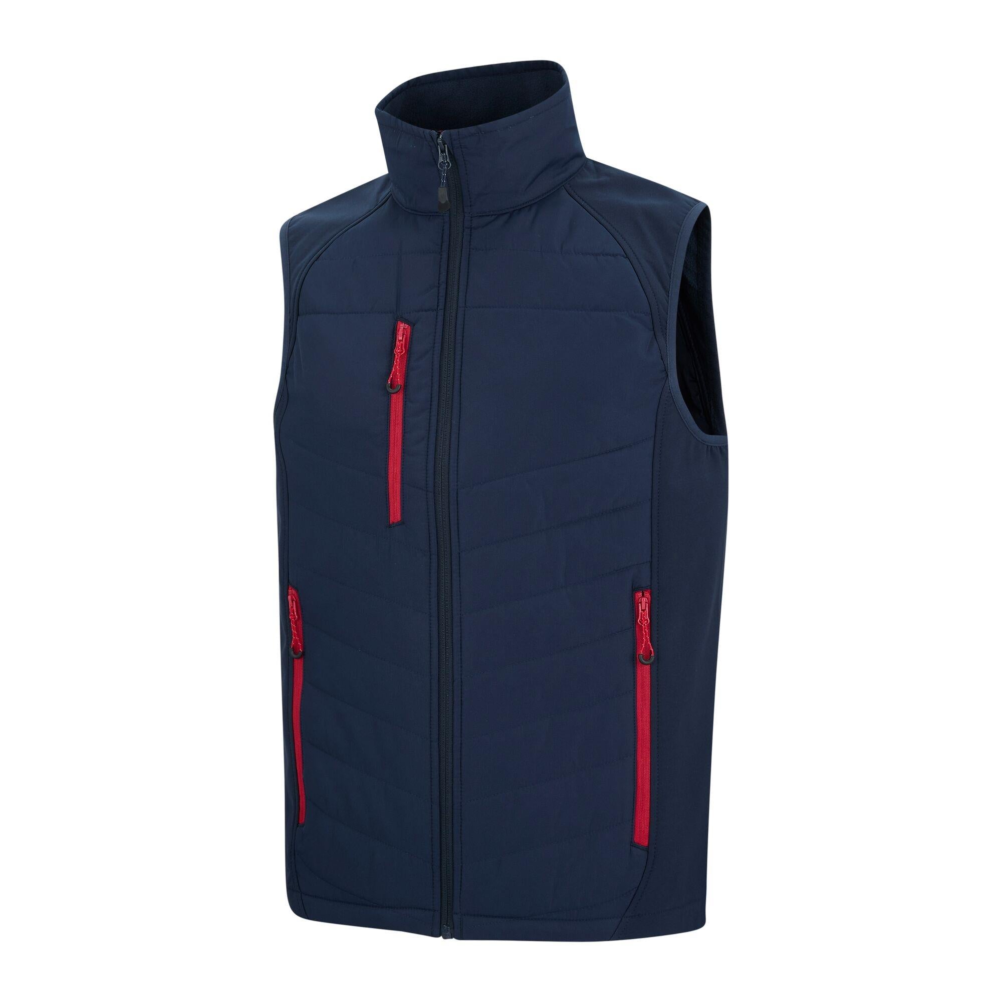 Regatta Pro Universal navy blue/red water repellent bodywarmer TRB203