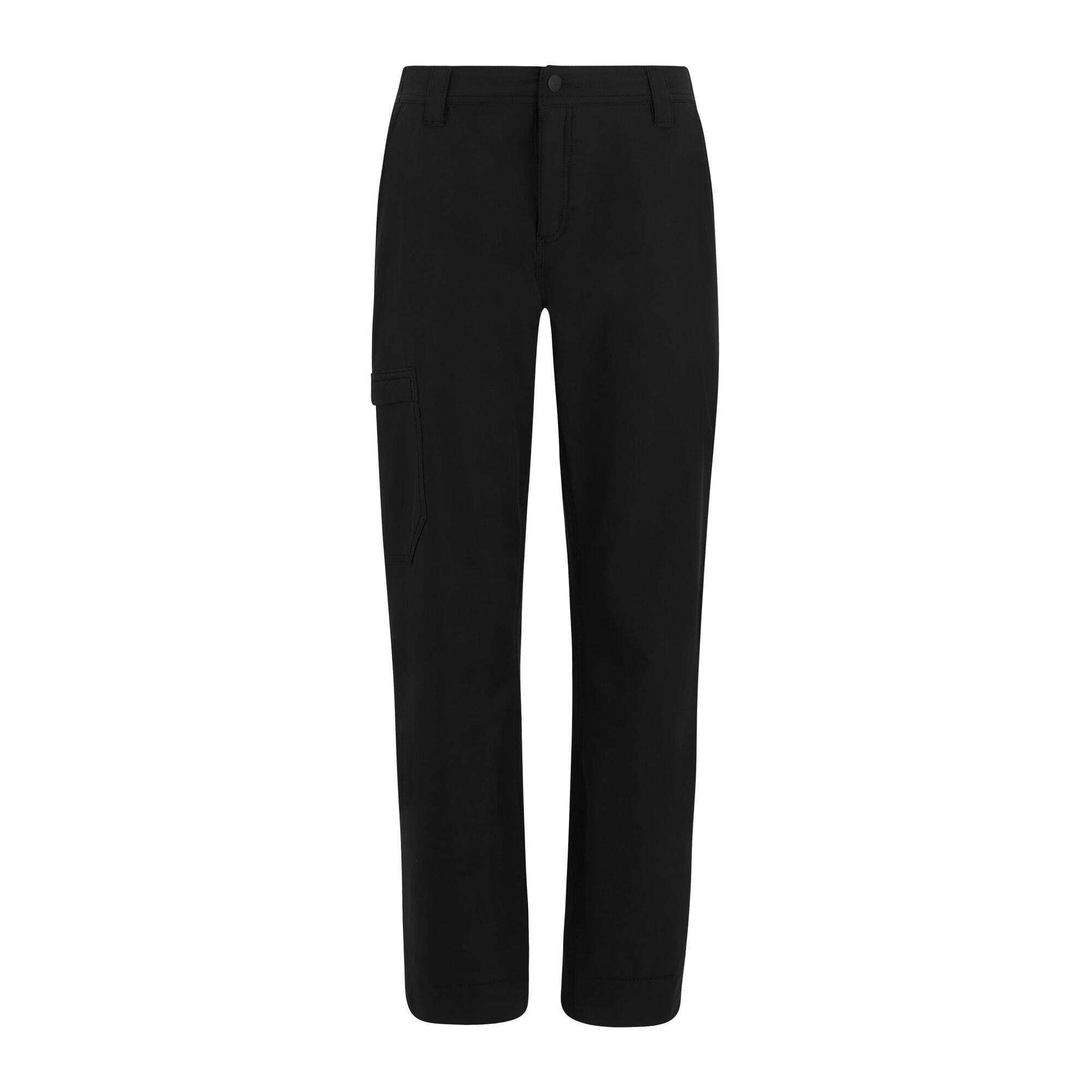 Regatta Pro Action Stretch womens black multi pocket work trousers TRJ627