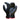 Black PU palm polyester seamless knit liner glove - 12 pairs
