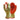 Orange crinkle latex grip manual handling gloves