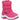 Cotswold Tirely pink girls side-zip winter snow boot wellingtons
