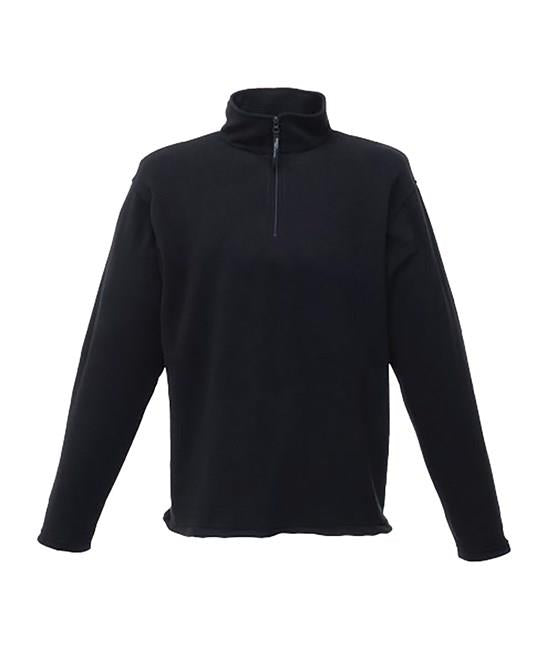 Regatta black zip-neck microfleece