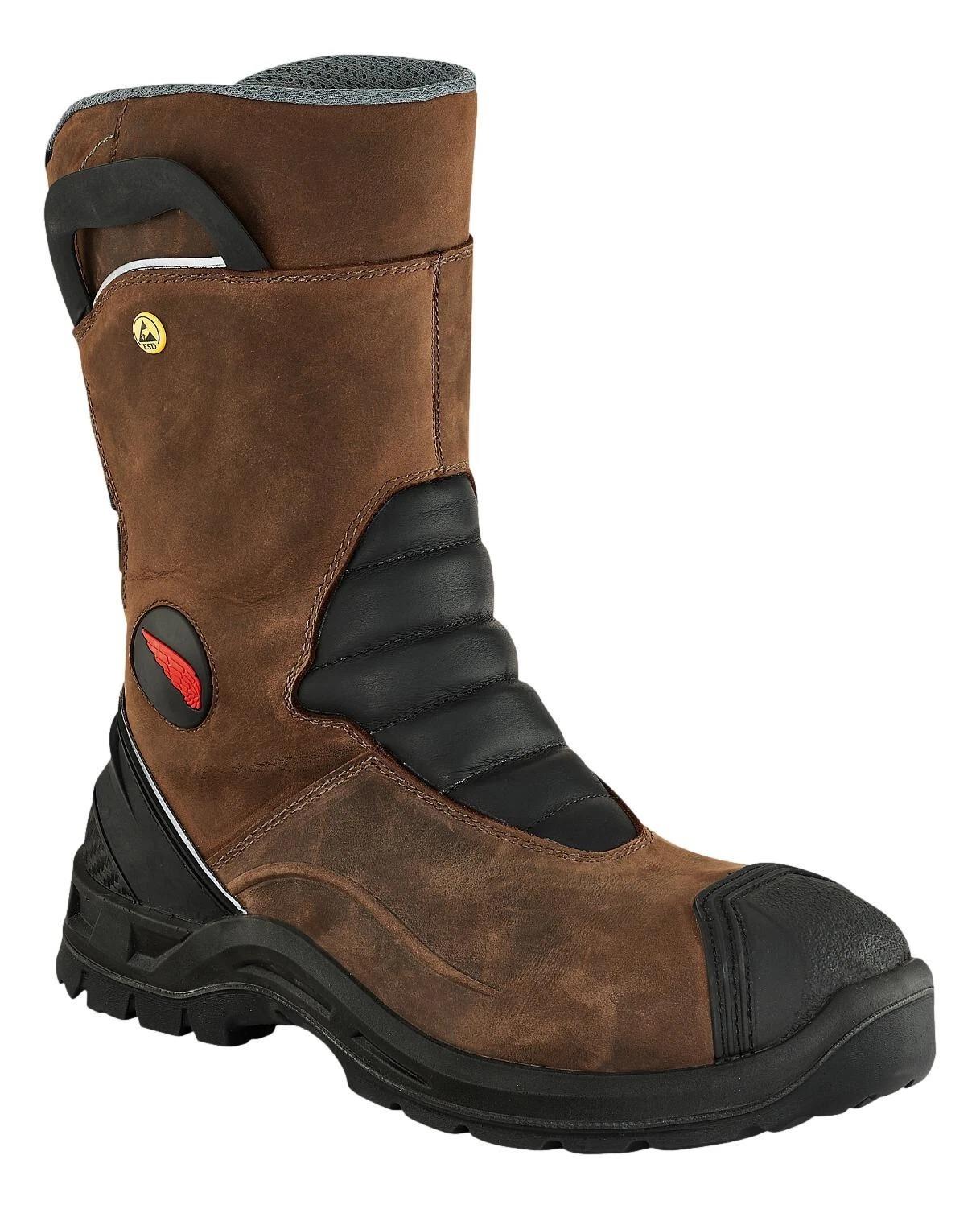 Red Wing Petroking safety toe/midsole waterproof leather rigger work boot #3221