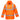 Portwest high-visibility waterproof lightweight orange Rail traffic work coat size medium #S160