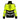 Regatta Hi-Vis Pro Hybrid yellow/black water repellent work jacket TRA953