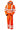 PULSAR® Rail recycled high-visibility orange waterproof breathable unlined coverall #PR505-R