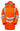 PULSAR high-visibility recycled mesh-lined waterproof storm coat PR499R