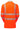PULSAR LIFE Rail recycled polyester/bamboo high-visibility men's long sleeve polo-shirt