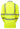 PULSAR LIFE recycled polyester/bamboo high-visibility men's long-sleeve polo shirt