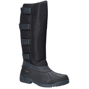 Cotswold Kemble women's black hybrid wellington yard boot