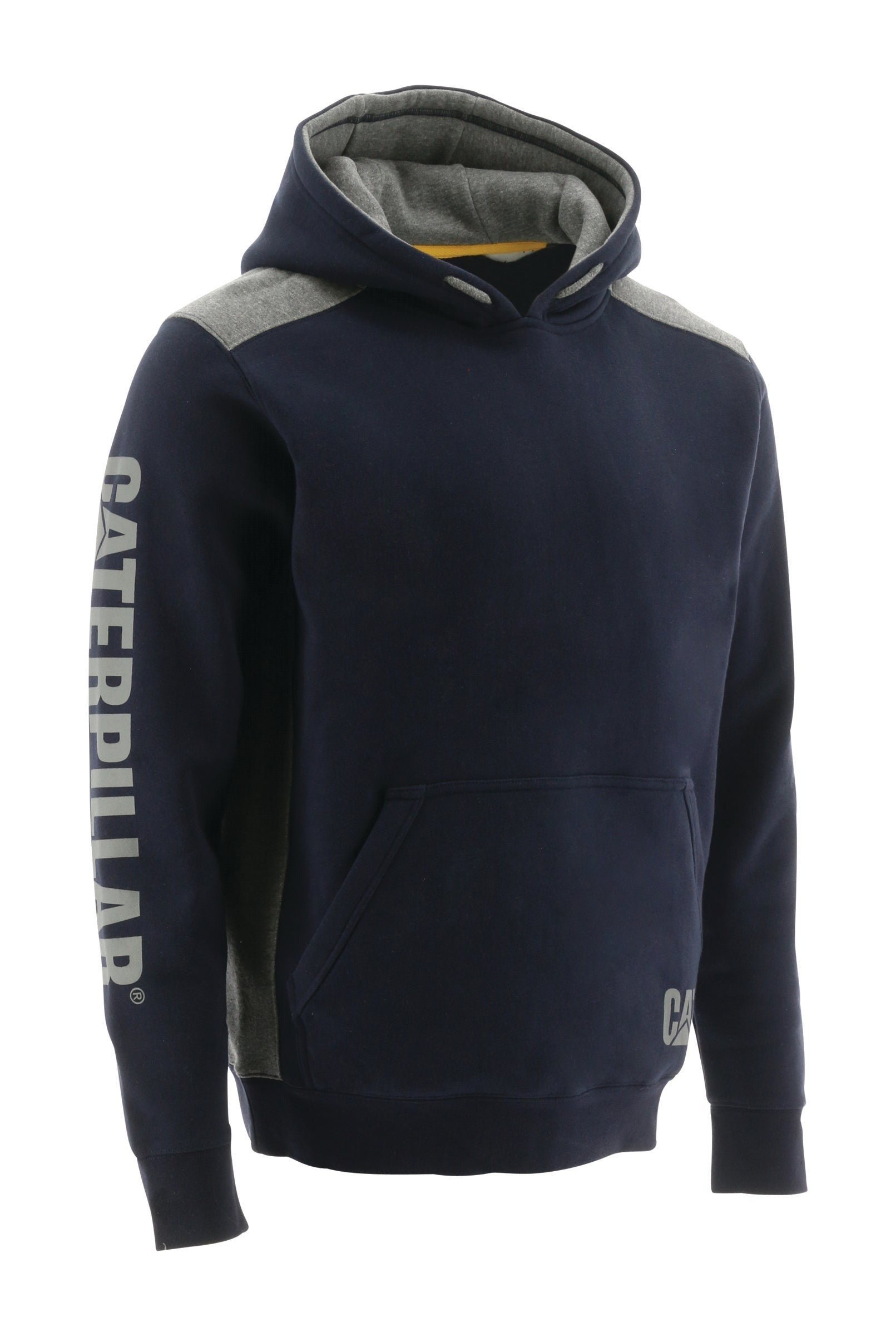 Caterpillar CAT Logo navy hooded sweatshirt work hoodie 1910802